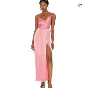 Lila Revolve gown in Muave Pink